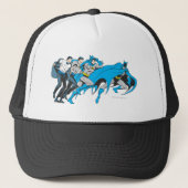 Transformatie Batman/Bruce Trucker Pet (Voorkant)