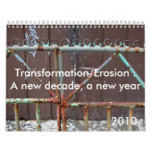 Transformatie/erosie : A... Kalender (Hoes)