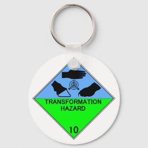 Transformatie Gevaar Sleutelhanger