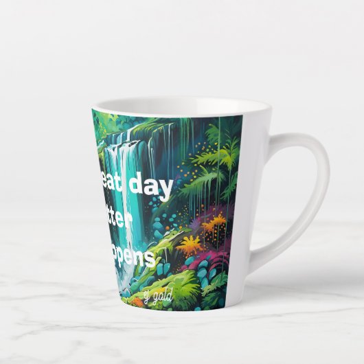 Transformatie Mantra waterval koffiekopje Latte Mok (Rechts)