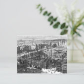 Transformatie Parijs: Gebouw in 1861 Briefkaart (Staand voorkant)