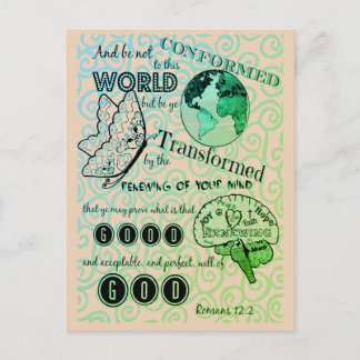 Transformatie Romans 12:2 Briefkaart