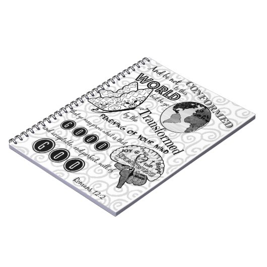 Transformatie Romans 12:2 Notitieboek (Linkerzijde)