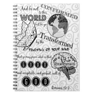 Transformatie Romans 12:2 Notitieboek