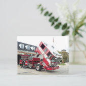 Transformatie van de brandweermotor briefkaart (Staand voorkant)