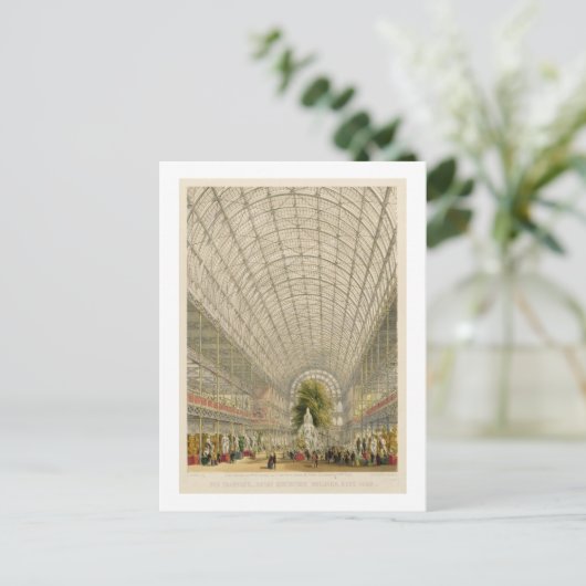 Transformatie van het Kristalpaleis, café per dag  Briefkaart (Staand voorkant)