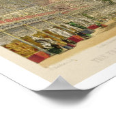 Transformatie van het Kristalpaleis, café per dag  Poster (Hoek)