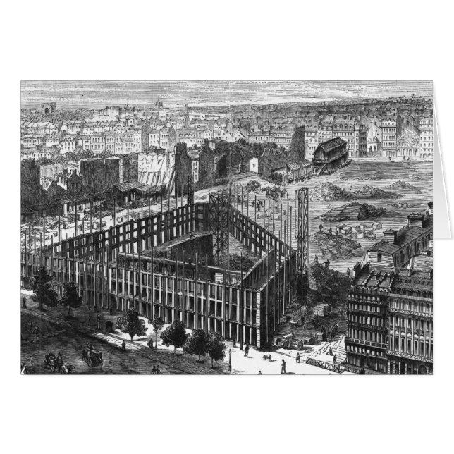 Transformatie van Parijs: Gebouw in 1861 (Voorkant Horizontaal)