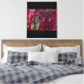Transformatie van Schoonheid Canvas Afdruk (Insitu (Slaapkamer))