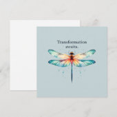 Transformatie wacht - Kleurrijke Dragonfly (Voorkant / Achterkant)