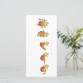 Transformatie - Wenskaart van de Shrug Island Kaart (Staand voorkant)