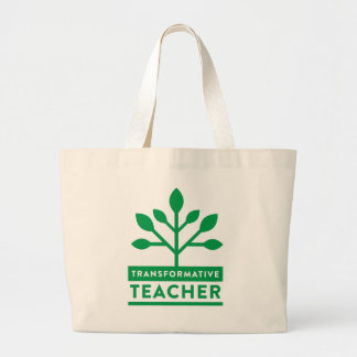 Transformatief leraar Jumbo-Tas Grote Tote Bag