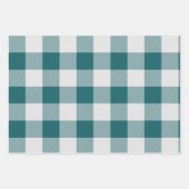 Transformatief Teal - Fair Isle - Vakantie Inpakpapier Vel (Voorkant 3)