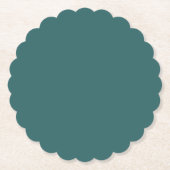 Transformatief Teal Kartonnen Onderzetters (Voorkant)