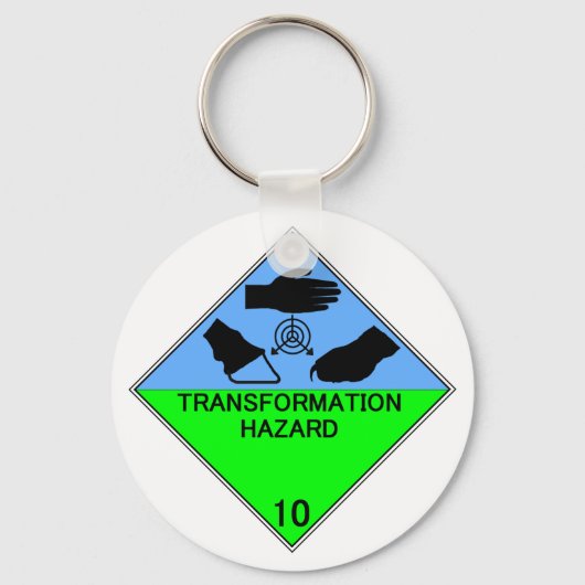 Transformatiegevaar Sleutelhanger (Voorkant)