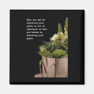 Transformatieve Reis Inspirerend Quote Art Magneet