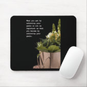Transformatieve Reis Inspirerend Quote Art Muismat (Met muis)