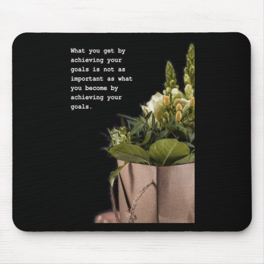 Transformatieve Reis Inspirerend Quote Art Muismat (Voorkant)
