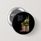 Transformatieve Reis Inspirerend Quote Art Ronde Button 5,7 Cm (Voorkant /achterkant)