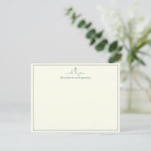 Transformatieve Turquoise Paardenbloem Briefkaart (Staand voorkant)