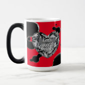 Transformatieve warmte-geactiveerde koffiekop magische mok (Links)