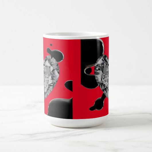 Transformatieve warmte-geactiveerde koffiekop magische mok (Midden)