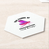 Transformation Beauty Nature Insect Dragonflies Dr Kartonnen Onderzetters (Schuin)