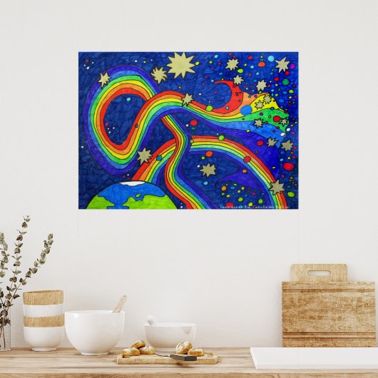 Transformation in Blue Poster (Keuken)