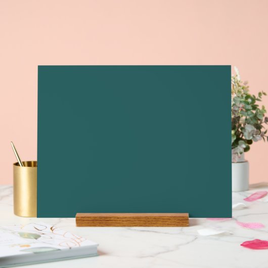 Transformationeel Teal Acryl Bord (Huwelijk)