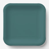 Transformationeel Teal Papieren Bordje (Voorkant)