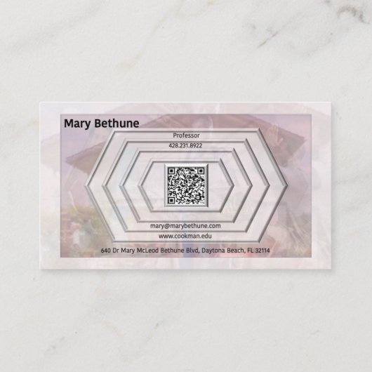 Transformationele leiderschapskwaliteiten (met QR- Visitekaartje (Achterkant)