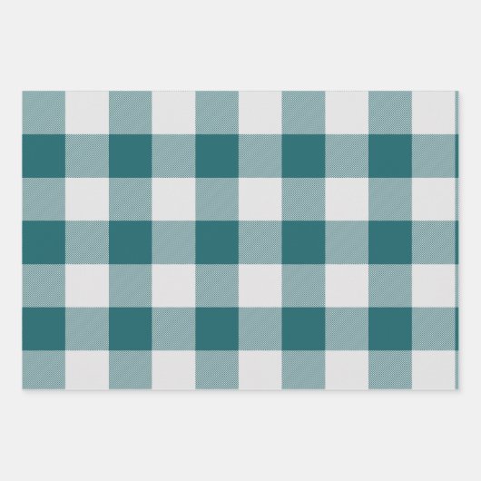 Transformative Teal - Fair Isle - Holiday Inpakpapier Vel (Voorkant 3)