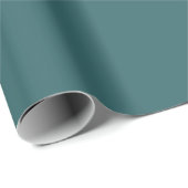 Transformative Teal Spring Summer Trending Color Cadeaupapier (Rol Hoek)