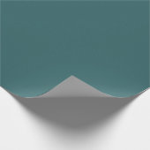 Transformative Teal Spring Summer Trending Color Cadeaupapier (Hoek)