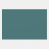 Transformative Teal Spring Summer Trending Color Inpakpapier Vel (Voorkant 2)