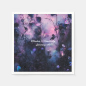 Transformeer bruiloft & Party Aangepaste papieren Servet (Voorkant)