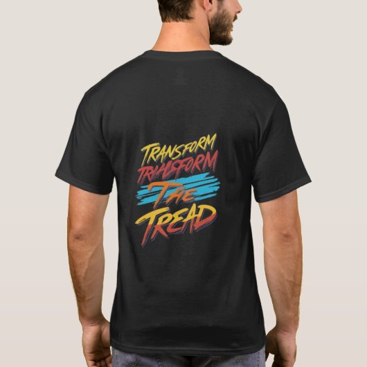 Transformeer het loopvlak t-shirt (Achterkant)