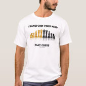 Transformeer je denkwijze Chess Advice Set T-shirt (Voorkant)