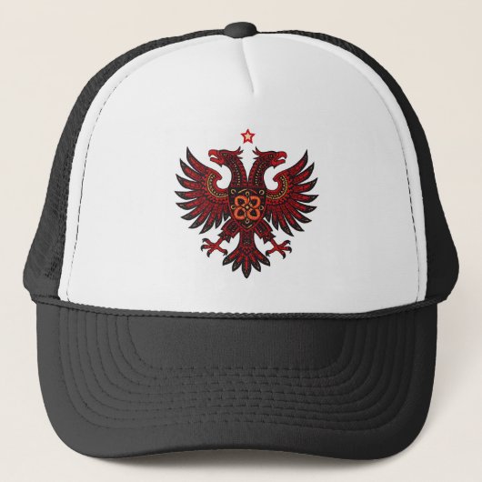 Transformeer je leefruimte met deze bold en mea trucker pet (Voorkant)