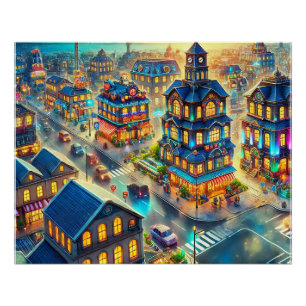 🏙️ Transformeer je ruimte met de charme van het s Perfect Poster