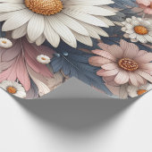 Transformeer je ruimte met elegante madeliefjes bl cadeaupapier (Hoek)