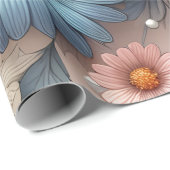 Transformeer je ruimte met elegante madeliefjes bl cadeaupapier (Rol Hoek)