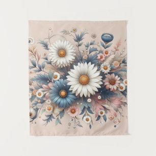 Transformeer je ruimte met elegante madeliefjes bl wandkleed