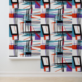 Transformeer je ruimte met moderne Abstracte kunst Behang