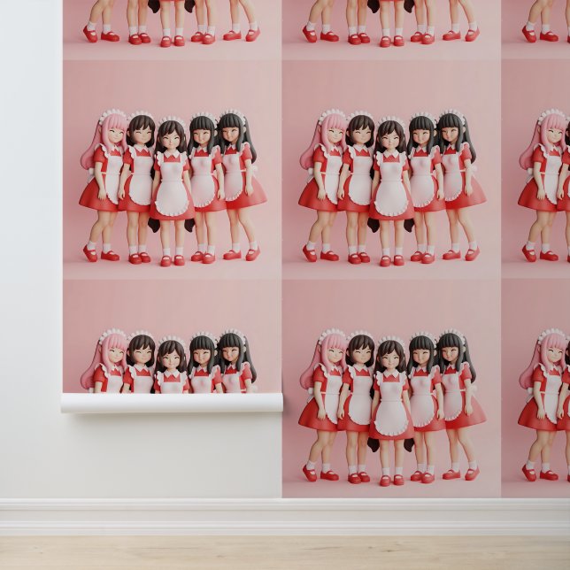 Transformeer je ruimte met Schattige charme 🎀 Behang (Applicatie)