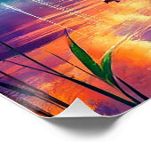 🌅 Transformeer uw apparaat met Sunset Serenity! � Perfect Poster (Hoek)