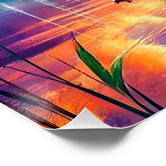 🌅 Transformeer uw apparaat met Sunset Serenity! � Perfect Poster (Hoek)