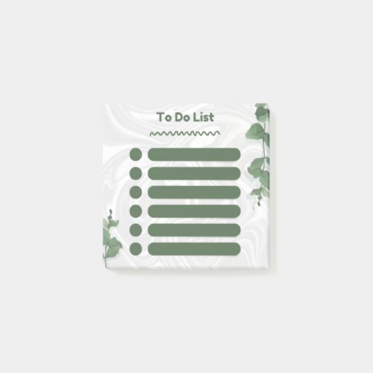 Transformeer uw doelen in realiteit met Checklist Post-it® Notes (Voorkant)