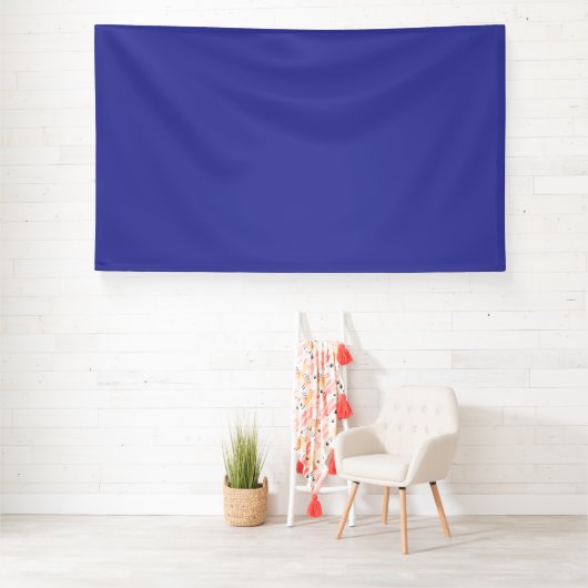 Transformeer uw ruimte met een stijlvol blauw spandoek (Insitu)