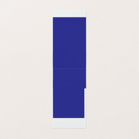 Transformeer uw ruimte met een stijlvol blauw visitekaartje (Binnenkant ongevouwen)